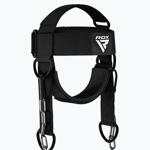 Harnașament pentru ridicarea greutăților  RDX H2 Neck Harness For Weight Lifting black