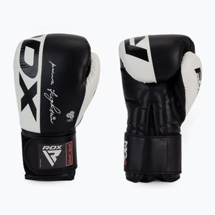 RDX REX F4 alb și negru mănuși de box BGR-F4B-10OZ