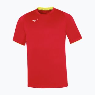 Tricou de antrenament pentru copii Mizuno Core SS red/yellow fluo