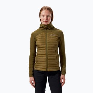 Geacă hibrid pentru femei Berghaus Nula Hybrid oak moss