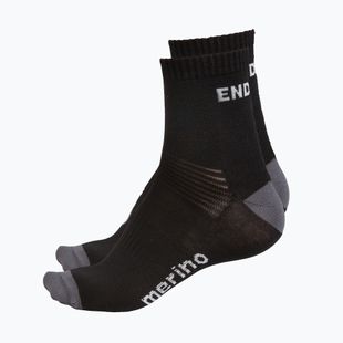 Șosete Endura Baabaa Merino 2 perechi black