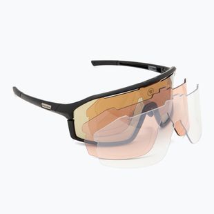 Ochelari de soare Endura Dorado II 3+1+1 matt black/smoke tint /full gold mirror
