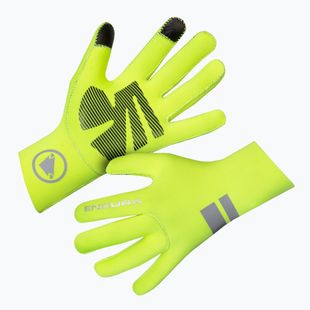 Mănuși de ciclism pentru bărbați Endura FS260-Pro Nemo Glove II hi-viz yellow