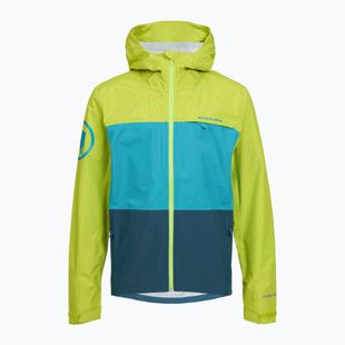 Geacă de ciclism pentru bărbați Endura Singletrack II Waterproof lime green
