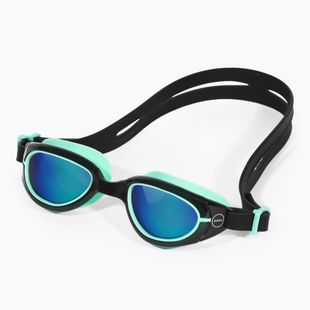 Ochelari de înot pentru copii ZONE3 Aquahero green revo mirror/negru/verde