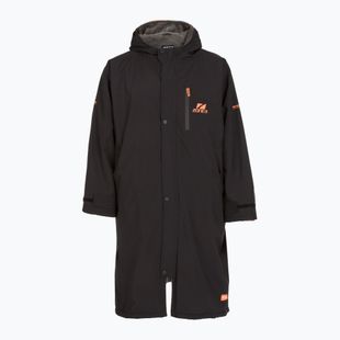 Palton ZONE3 Oversized Polar Fleece Robe Parka black/orange