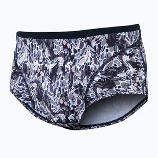 Bărbați ZONE3 Pacific Koa Brief Shorts negru/verde boxeri de înot
