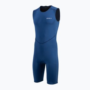 Spumă de înot pentru bărbați ZONE3 Yulex Kneeskin 1,5 mm navy/silver