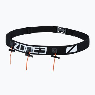 Centură de start ZONE3 Racebelt - Gel Loops V2 black/white