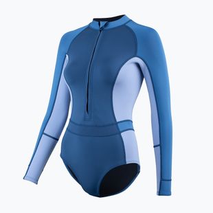 Costum de înot pentru femei ZONE3 Yulex multi blue/white