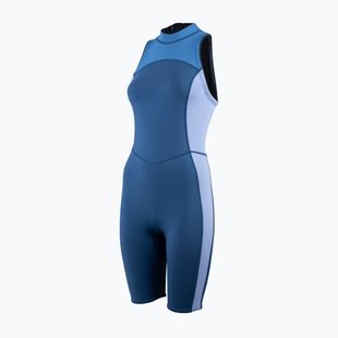 Costum de baie întreg pentru femei ZONE3 Yulex Kneeskin multi blue/white