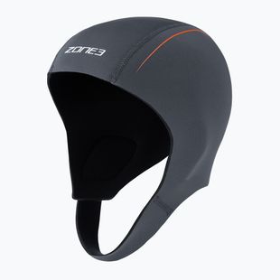 Cască de neopren ZONE3 Active-Flex Swim grey/orange