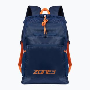 Rucsac de înot ZONE3 Large Mesh Training Bag navy/orange