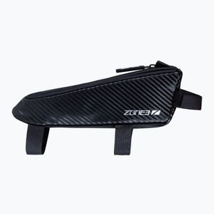 Geantă de ciclism pentru cadru ZONE3 Aero Top Tube Cycling / Triathlon 'Bento Box' Bag black/silver