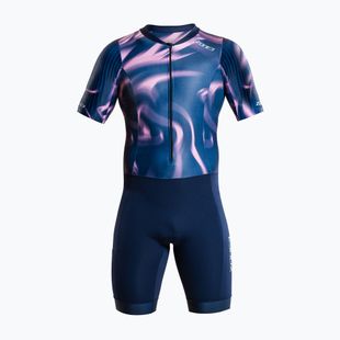 Combinezon de triatlon pentru bărbați ZONE3 Activate+ Trisuit print