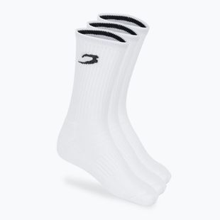 Șosete pentru bărbați Boxraw Crew 3 szt. White