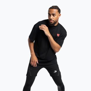 Tricou pentru bărbați Boxraw Boxing is Love Oversized Black