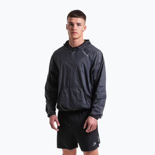 Bluză pentru bărbați BOXRAW Genaro Oversized Windbreaker Hoodie charcoal