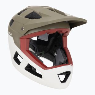 Cască de bicicletă Endura Singletrack Full Face MIPS tweed green