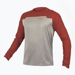 Longsleeve de ciclism pentru bărbați Endura MT500 Burner brick