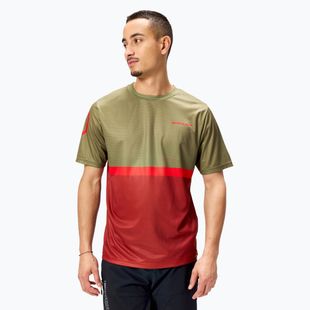 Tricou de ciclism pentru bărbați  Endura Singletrack II Core tweed green