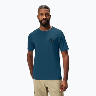 Tricou de ciclism pentru bărbați Endura Loop Tech barra blue