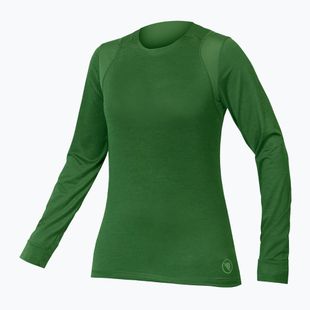 Longsleeve de ciclism pentru femei Endura Singletrack W machair green