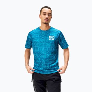 Tricou de ciclism pentru bărbați Endura Grid Ltd Printed atlantic