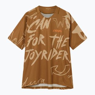 Tricou de ciclism pentru bărbați Endura Singletrack Print trail bronze