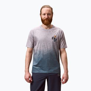 Tricou de ciclism pentru bărbați Endura Singletrack Print titanium