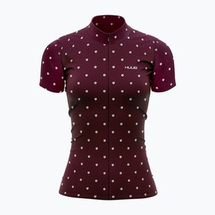 Tricou de ciclism pentru femei HUUB La Fleur SS W grape