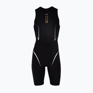 Costum de baie dintr-o piesă pentru bărbați HUUB TC Performance Swimskin black / gold