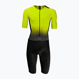 Costum de triatlon pentru bărbați HUUB Collective Tri Suit fluorescent yellow