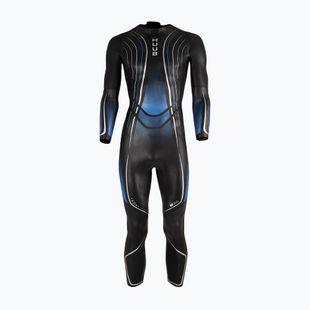 Costum de triatlon pentru bărbați HUUB Agilis II Back Zip 3.5 metallic blue
