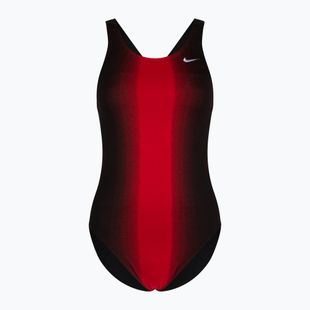 Costum de baie dintr-o singură piesă pentru femei Nike Fade Sting negru și roșu NESS8050-614