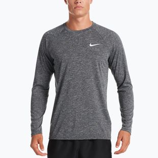 Bărbați de antrenament cu mânecă lungă Nike Heather negru NESSA590-001