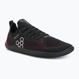 Încălțăminte barefoot pentru femei Vivobarefoot Primus Lite Knit obsidian/ vibrant pink