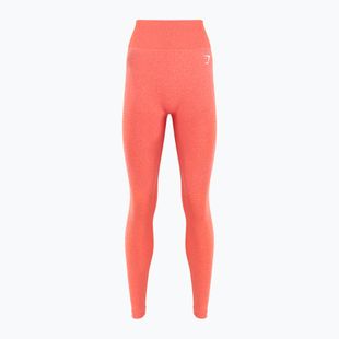 Colanți de antrenament pentru femei Gymshark Vital Seamless orange / marl