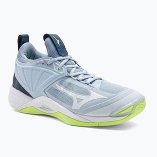 Pantofi de volei pentru bărbați Mizuno Wave Momentum 2 heather/white/neo lime