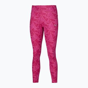 Colanți de alergare pentru femei Mizuno 7/8 Printed pink peacock