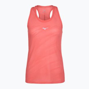 Tank top de alergat pentru femei Mizuno Aero Tank sunkissed coral
