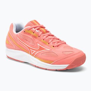 Pantofi de tenis pentru femei Mizuno Break Shot 4 AC candy coral / alb / fusion coral