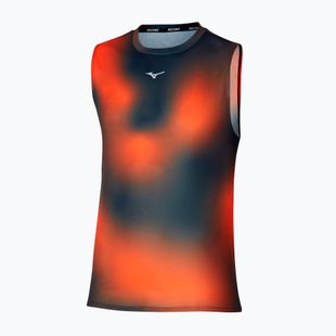 Tank top de alergare pentru bărbațiMizuno Core Graphic nasturtium