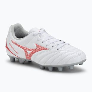 Încălțăminte de fotbal pentru copii Mizuno Monarcida Neo III Select Jr MD white/radiant red