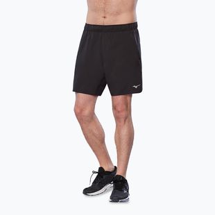 Pantaloni scurți de alergare pentru bărbați Mizuno Core 7.5 2in1 black