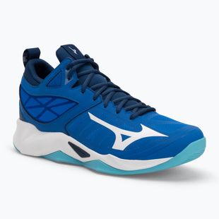 Încălțăminte de volei pentru femei Mizuno Wave Dimension Mid mugen blue/white/estate blue