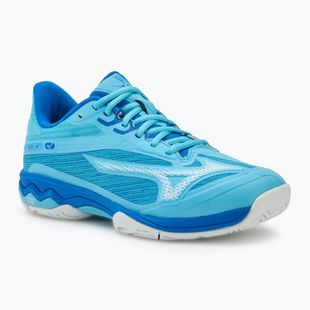 Încălțăminte de tenis pentru femei Mizuno Wave Exceed Light 2 AC river blue/white/mugen blue