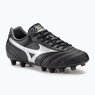 Încălțăminte de fotbal pentru bărbați  Mizuno Morelia II Pro MD black/galaxy silver/dark shadow