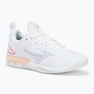 Încălțăminte de volei pentru femei Mizuno Wave Luminous 3 white/aleutian/cloud pink