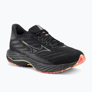 Încălțăminte de alergare pentru bărbați Mizuno Wave Rider 28 black/silver/sunny lime